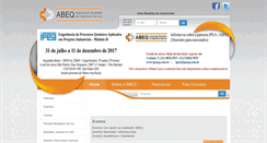 Desktop Screenshot of abeq.org.br