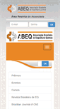 Mobile Screenshot of abeq.org.br